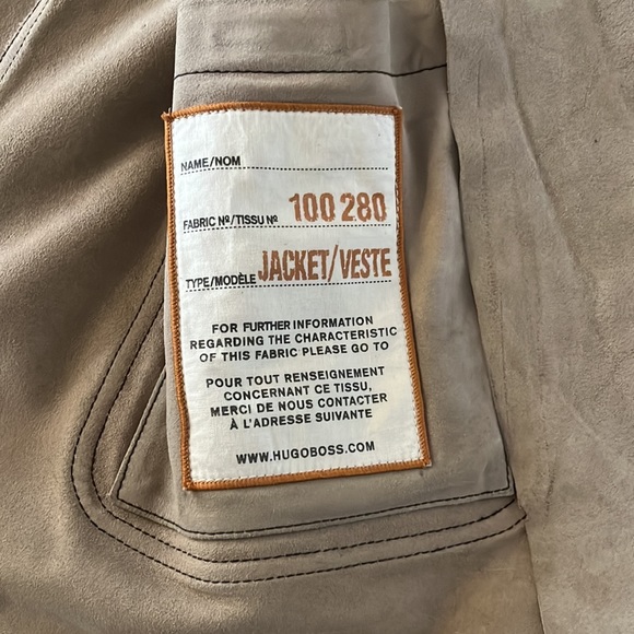 Suede Hugo Boss Jacket - Picture 3 of 12
